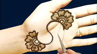 new easy mehndi trick for Ramzan Eid||रमजान ईद अरेबिक मेहंदी डिजाइन ट्रिक||अरेबिक हिना मेहंदी डिजाइन