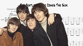 The Beatles - Here Comes The Sun FREE Guitar Tabs