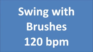 Drum Loops for Practice Swing With Brushes 120 bpm