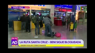 La ruta Santa Cruz - Beni continúa bloqueada