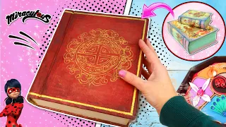 Reworking old DIY 📔 from Vintage book into Miraculous 🐞 Ladybug Box Book 🐞 Miraculous grimoire DIY