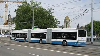 Trolleybus bi-articulé de Zurich