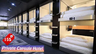 15$ Cheap and Spacious Capsule Hotel Experience in Tokyo 😴🛌 Tokyo Travel Vlog おすすめカプセルホテル 東京 旅行