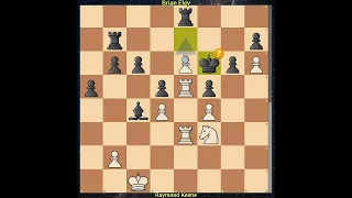 Brilliant Checkmate ! | Raymond Keene vs. Brian Eley, 1964 British Championship