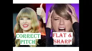 Famous Female Singers Singing OFF KEY - Flat & Sharp Notes