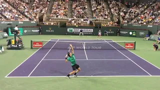 Roger Federer Best Court Level Points | Indian Wells 2017 | 4K 60FPS