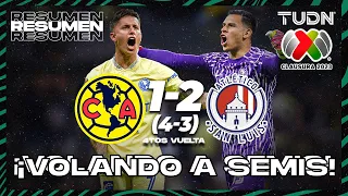 Resumen y goles | América 1(4)-(3)2 Atl San Luis | CL2023 - 4tos VUELTA | TUDN