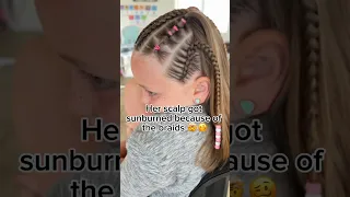 Story Time #cutehairstyle #naturalhair #kidshairstylesforgirls #braids #straighthair #blonde #shorts