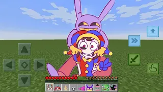 FUNNY DAY in Circus with JAX and POMNI | The amazing digital circus in minecraft