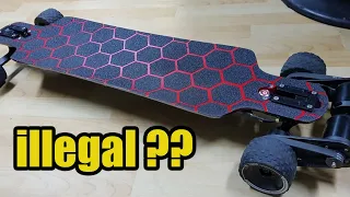 Are electric skateboards illegal ? Average Eskate Review podcast Ep.8