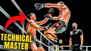 How To Deal With An Aggressive Fighter 😲 Superlek vs. Khaled | Full Fight