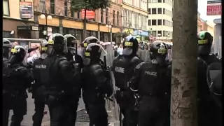 Belfast riots: loyalist protesters clash with police