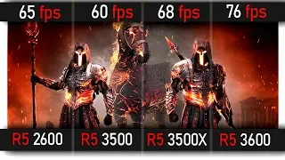 Ryzen 2600 vs 3500 vs 3500X vs 3600