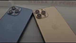 iPhone 13 Pro Max Sierra Blue vs Gold