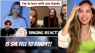 RANDY DONGSEU -Dikira mas mas biasa begitu aku nyanyi dia langsung terpana | SINGING REACTIONS Ometv