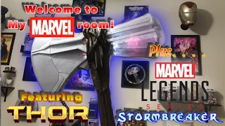 Marvel collectibles featuring Thor | marvel 3D prints & props | Unboxing marvel legends stormbreaker