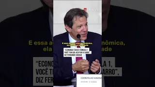 "Economia tem muito de Fórmula 1, você tem que acertar o carro", diz Fernando Haddad