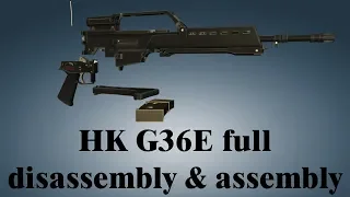 HK G36E: full disassembly & assembly
