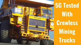 BELAZ Autonomous Mining Truck with 5G