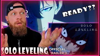 NEW! Solo Leveling OFFICIAL TRAILER 3 Reaction