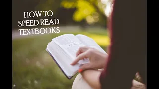 Speed Reading Strategies for Textbooks