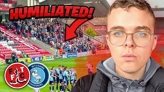 HUMILIATED AT HOME! FLEETWOOD VS WYCOMBE VLOG!