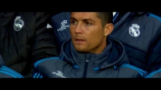 Cristiano Ronaldo watching Manchester City vs Real Madrid (26/04/2016)