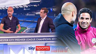 Pep Guardiola praises City assistant coach Mikel Arteta on Monday Night Football! 💥