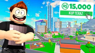 KUPIŁEM OGROMNE MIASTO ZA 15,000 ROBUX! (Roblox Big City Tycoon)