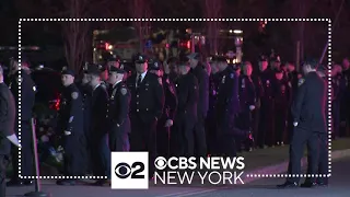 Grief, anger apparent at wake for slain NYPD Officer Jonathan Diller