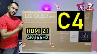 LG C4 OLED evo: UNBOXING Y REVIEW COMPLETA / HDMI 2.1 4K 144Hz / Potenciador de Brillo