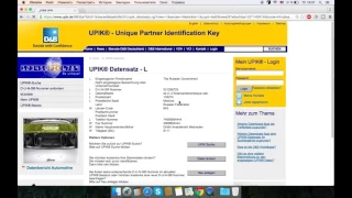 Видеоинструкция по сайту UPIK. Где зарегистрирована РФ?