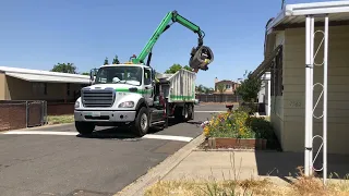 M2 grapple trucks vs spring cleanup (Tuesday Part)