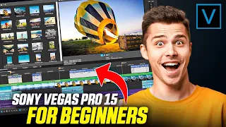 How to Use Sony Vegas Pro 15 For Beginners - Complete Guide (2023)