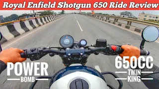 Royal Enfield Shotgun 650 Ride Review | Gear Challenge | 650cc King ? |