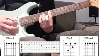 The Isley Brothers - Footsteps in the Dark - Guitar Play-Along with Tab and Chords