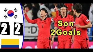 South Korea vs Colombia 2-2 Goals & Highlights