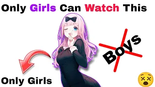 Only Girls Can Watch This Video | Not Boys | Hurry Up 👀