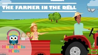 Nursery Rhymes and Kids Songs -The Farmer In The Dell Cartoon