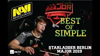 BEST OF S1MPLE  - Starladder berlin major 2019 (Highlights ,clutch) | CSGO