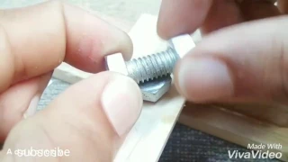 Life Hacks with nut and bolt