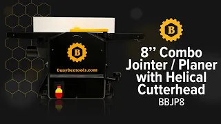 8" Combo Jointer / Planer w/Helical Cutterhead BBJP8 from Busy Bee Tools