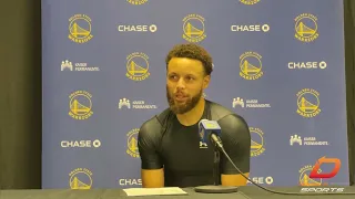 Steph Curry reacts to being called a “modern Michael Jordan”