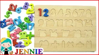Learning Numbers for Kids Toddlers, Count 1 to 20 | Jennie - Draw Art