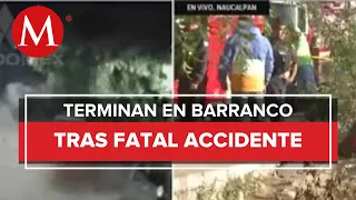 Tres personas fallecen en accidente vial en Naucalpan, Edomex