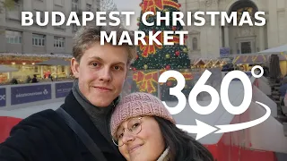 Explore Budapest Christmas Market In 360/VR 🎄🇭🇺