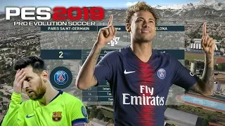 2nd leg | Paris Saint Germain Vs FC Barcelona | Gameplay HD PES 2019 not PES 2020