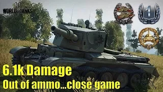 World of Tanks PS4 / XBOX - Charioteer - High Caliber (6.1k dmg out of ammo)