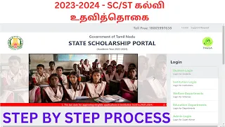 2023- 2024 _SC/ ST - PMSS SCHOLARSHIP SCHEME -HOW TO APPLY SCHOLARSHIP