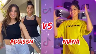 Addison Rae 🆚️ Niana Guerrero TikTok Dance Battle !
